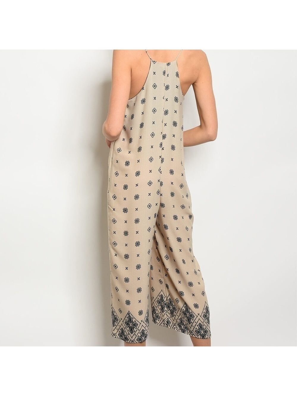 Taupe Jumpsuit - Picture 2 of 2
